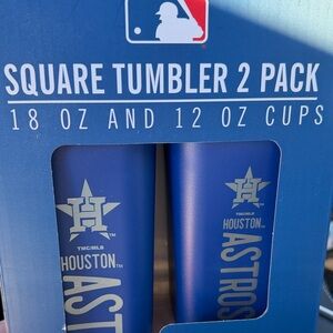 Houston Astros Square Tumbler 2 Pack NIB